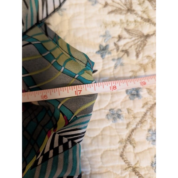 Voir Voir Knee Length Colorful Empire Waist Pencil Dress Size 8 - Picture 10 of 11